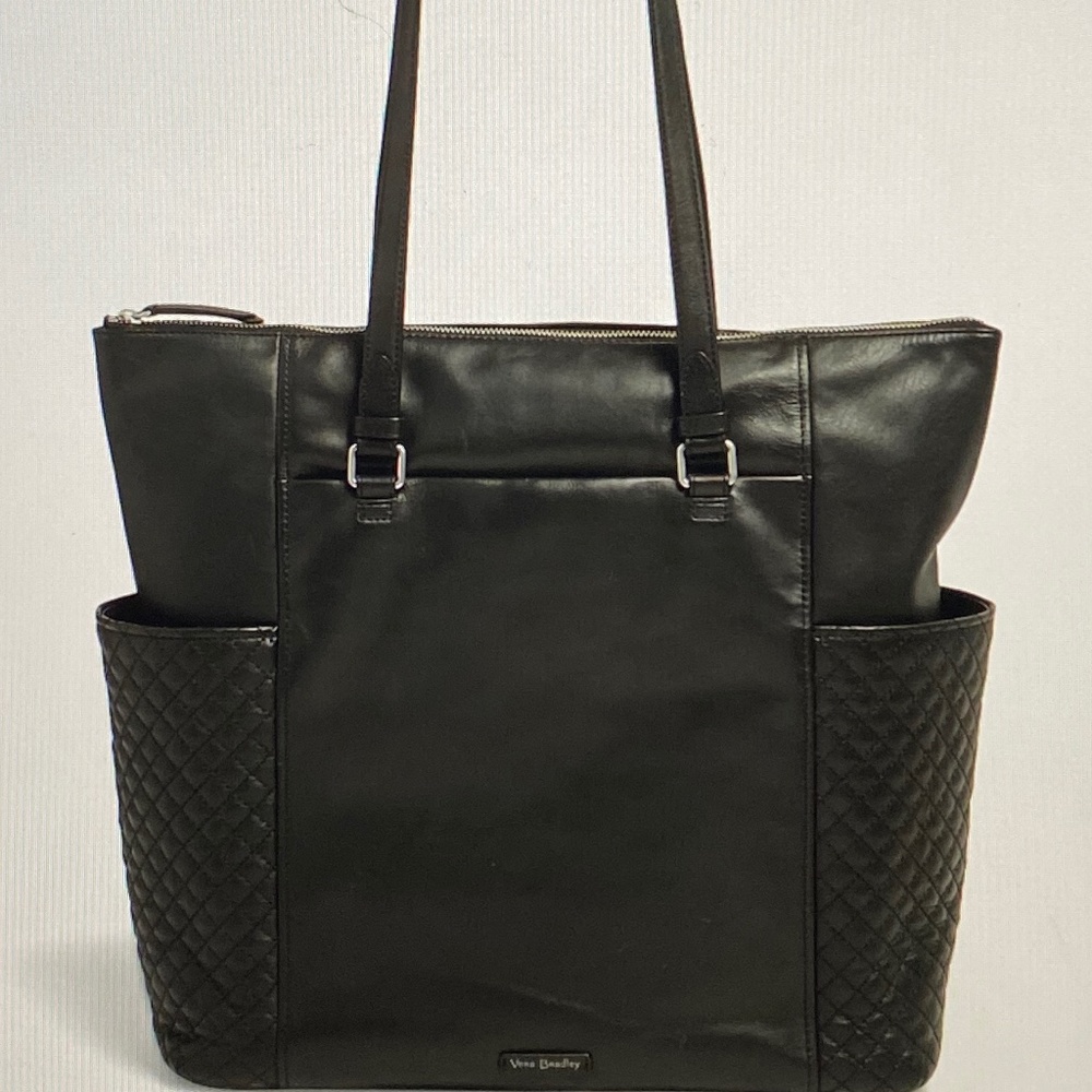 Vera Bradley soft leather Carry All Large Tote